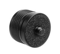 ECMQS Raccord à tête sphérique de 17 mm - Vis de pied 1/4" pour | Mélange d'aluminium solide, convient pour les supports de voiture, les trépieds, les webcams, les propriétaires de téléphone
