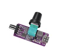ECMQS Régulateur de vitesse du ventilateur à 4 broches avec entrée USB C pour modding d'ordinateur et dispositif de fonctionnement silencieux pour le contrôle de la vitesse