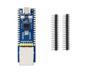 ECMQS RP2350 RP2350A Ethernet, non soudé sans module POE | Port de contrôleur RJ45, conception d'intégration intégrée, plate-forme de projet de capture de données