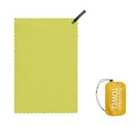 ECMQS Serviette de sport en microfibre pour piscine, gym, voyage, jaune et | Chiffon à séchage rapide avec languette d'angle, grande taille 80 x 120 cm