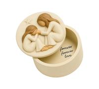 ECMQS Solution de stockage de résines efficace, mère et fille | Décoration de bureau miniature unique pour améliorer l'esthétique de l'espace de vie avec une touche artistique et