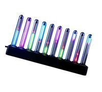 ECMQS Spectre LED RVB interactif avec synchronisation sonore pour les jeux | Lampe à spectre LED RVB activée par le son avec 8 modes d'affichage et 12 niveaux de sensibilité pour éclairage d'ambiance de