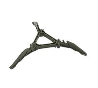 ECMQS Support de cuisine d'extérieur stable, réglable, pliable, support de cuisinière plat pour bidon de gaz, base antidérapante, support en caoutchouc antidérapant
