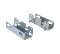 ECMQS Support de rangement pour disques durs 2,5" dans un emplacement de | Adaptateur métallique à trois baies pour installation SSD et disposition du boîtier plus propre