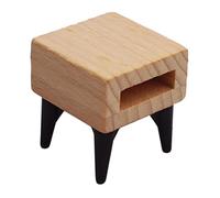 ECMQS Table de chevet miniature faite à la main | Handcrafts Figurine miniature de meubles de chambre à coucher, jeu de rôle créatif pour décoration de scène, décoration