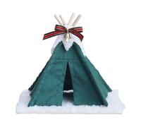 ECMQS Tente en peluche - Scènes miniatures pour les petits - Vert
