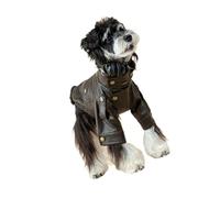 ECMQS Vestes modernes pour chien avec fermetures éclair, taille L | Coupe-vent et chaud pour les activités de plein air, les promenades quotidiennes, les promenades, les voyages et les fêtes de