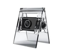 ECMQS Webcam à clipser haute définition pour une connexion sécurisée, 480p | Visioconférence claire pour les réunions d'affaires et les cours en ligne avec support facile à clipser et large