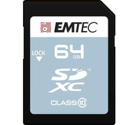 , Ecmsd64Gxc10Cg, Carte Microsd 64 Go Classe 10 Sdxc, Vitesse De Lecture Jusqu'À 20Mb/S, Idéale Pour Smartphones Et Tablettes, Design Élégant, Noir/Gris/Blanc
