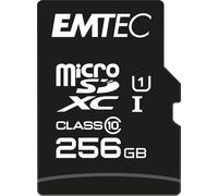 Ecmsdm256Gxc10Gp - Carte Microsd - Classe 10 - Gamme Elite Gold - Uhs-I U1 - Avec Adaptateur Performance - Vitesse De Lecture Jusqu'À 90Mb/S -Noir/Or - 256Gb