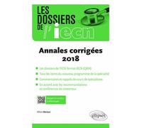 ECNi - Annales corrigées 2018 - Alban Deroux - Ellipses - broché - Scolaire / Universitaire