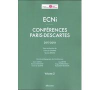 Ecni Conférences Paris-Descartes 2017-2018 - Volume 2