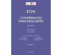 ECNI conférences paris-descartes v1 2018-2019 Claire Le Jeunne (Auteur)