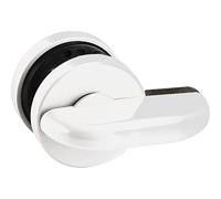 ECO Abattant WC (cloison de séparation) avec ouverture d'urgence sur mandrin carré de 8 mm, en plastique blanc