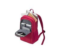 DICOTA Eco Backpack Scale - Sac à dos pour ordinateur portable - 13" - 15.6" - rouge Rouge