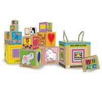 Eco-blocks - eco cubes et livre - Jillian Phillips - Sassi - Coffret - Album éveil dès la naissance