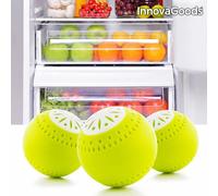 Éco boules pour réfrigérateur (pack de 3) - Éliminent les mauvaises odeurs du frigo