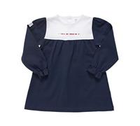 Eco by Naty Bébé fille Robe Bleu Marine 86/92 Dress, Bleu, 70-74 EU