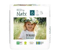 NATURE BABYCARE - 031332 - CULOTTES D'APPRENTISSAGE ÉCOLOGIQUES - JETABLE - TAILLE 6 EXTRA LARGE POIDS 16+ KG - 18 COUCHES