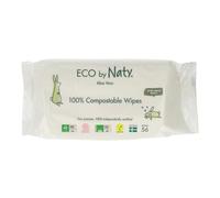 Eco by Naty Lingettes sensibles à l'aloe vera 56 pièces
