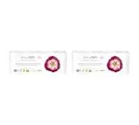 Eco by Naty Serviettes maternité - Serviettes hygiéniques post accouchement pour les soins maternels, serviettes absorbantes pour la protection contre les fuites (10 unités) (Lot de 2)
