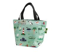 ECO CHIC Sac à déjeuner isotherme pliable léger et résistant à l'eau (vert Devon)