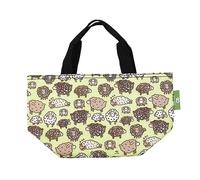 ECO CHIC Sac à déjeuner pliable léger | Sac isotherme résistant à l'eau pour le travail, les pique-niques, la randonnée, le camping et les barbecues (Mouton mignon Vert)