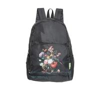 ECO CHIC Sac à dos pliable de la collection National Gallery (Fleurs dans un vase en verre de Jacob van Walscapelle)