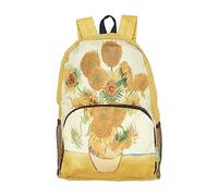 ECO CHIC Sac à dos pliable de la collection National Gallery (Les Tournesols de Vincent Van Gogh)