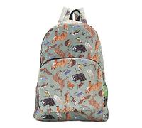 ECO CHIC Sac à dos pliable léger | Sac à dos durable résistant à l'eau | Se replie dans une pochette pour le rangement (Des bois Olive)