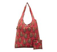 ECO CHIC Sac de courses réutilisable Cabas pliable Tote bag résistant à l'eau (Vache des Highlands Rouge)