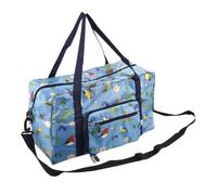 Eco Chic Sac fourre-tout de cabine recyclé, léger et pliable, résistant à l'eau, sac de voyage sous le siège, Rspb Birds Bleu, Décontracté