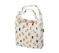 ECO CHIC Sacs d'épicerie pliables et réutilisables, légers, recyclés et réutilisables - Sac fourre-tout imperméable et pliable, Taille unique