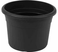 ECO Cilindro 45cm noir Vase en plastique avec trous pour le fond