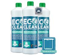Eco Clean® Agent de nettoyage pour robots laveurs (ensemble de 3x1 litres) concentré - agent de nettoyage très efficace pour les robots nettoyeurs - agent de nettoyage professionnel pour les sols