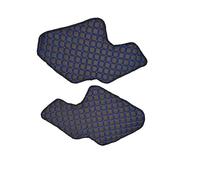 Eco Cuir Panneau Porte Tapis pour Scania R/S Next Gen 2016 + Camion Noir avec Coutures Bleues