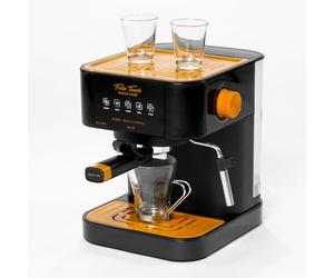ECO-DE ECODE Cafetière Espresso Forte Touch, 20 Bars, Écran Tactile, Structure en Acier Inoxydable, Embout en Mousse Capuccinatore, 1,6 Litre, Express, 1050 Watts