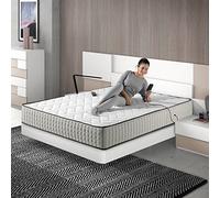 ECO-DE ECODE Matelas Alpes avec Massage Ondulant et Housse Lavable Thermo-Régulant Anti-acariens Antibactérien Respirant 140 x 190 cm