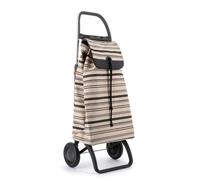 ECO DUNE - Chariot de course pliable 2 roues, léger et pratique, parfait pour un usage quotidien - Aubergine
