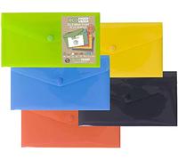 eco-eco DL 50% Recy ouleurs Assorties Presse Portefeuilles Stud (Paquet de 25)