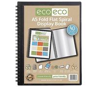 eco-eco Eco137 Porte-vues A5 50% recyclé 40 pochettes à spirales