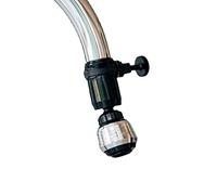 Eco-flow Tucana Adaptateur de robinet | Aérateur de robinet à deux fonctions / débit de douche avec rotation à 360° | Économie d'eau, s'adapte en quelques minutes | Fabrication italienne