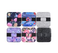 Eco-Fused 6X Tampons de Nettoyage d'Écran - Tampons de Nettoyage en Microfibre à Motifs Florals - Lingettes Nettoyantes d'Écran pour Électronique - Chiffons de Nettoyage pour Lunettes