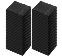 Eco-Fused Chiffons de Nettoyage en Microfibre Lot de 50 - (14 x 8 cm) pour Le Nettoyage de Lunettes, Verres, Objectifs d’Appareils Photo, Tablettes, Téléphones, Smartphones, Ordinateurs Portables