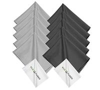 Eco-Fused Chiffons de Nettoyage en Microfibre - Paquet 12x - Le Nettoyage Verres, des Lunettes, objectifs d’appareils Photo, iPad, Tablets, Phones, iPhone, téléphones Android, Ordinateurs, LCD