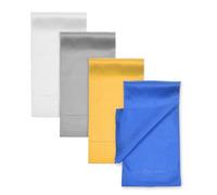 Eco-Fused Microfiber Sun glasses Pouch - 4 Pack Multicolor Étui pour Lunettes Éco-Fused Slim - Lot de 4 Pochettes en Microfibre Multicolores pour Lunettes - Étui Souple pour Lunettes de Soleil