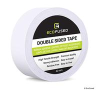 Eco-Fused Ruban adhésif Double Face de Haute qualité - Largeur: 40 mm - Longueur: 25 m - pour Les Arts et métiers, Bricolage et Bureau - Rapide et Facile à Utiliser sur Papier, Verre, Plastique, Bois