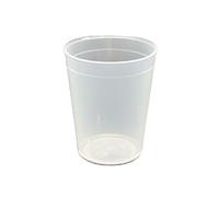 éco gobelets - Gobelet Réutilisable, Économique, Recyclable - Verre Plastique Rigide Polypropylène sans BPA - Passe Lave-Vaisselle - Transparent - 10cl x100