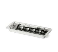 ECO Ice Cuber de ECO Brotbox | Bac à glaçons sans plastique en acier inoxydable | Bac à 18 slot avec levier | Style vintage | Facile à détacher et à nettoyer