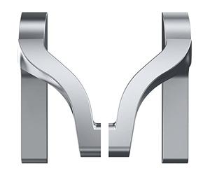 ECO Kit de poignée de porte UG UG avec angle de rotation à 40° - Porte de secours/porte anti-panique EN1125 pour aile debout Convient pour poignée EPN 900 IV Aluminium argenté